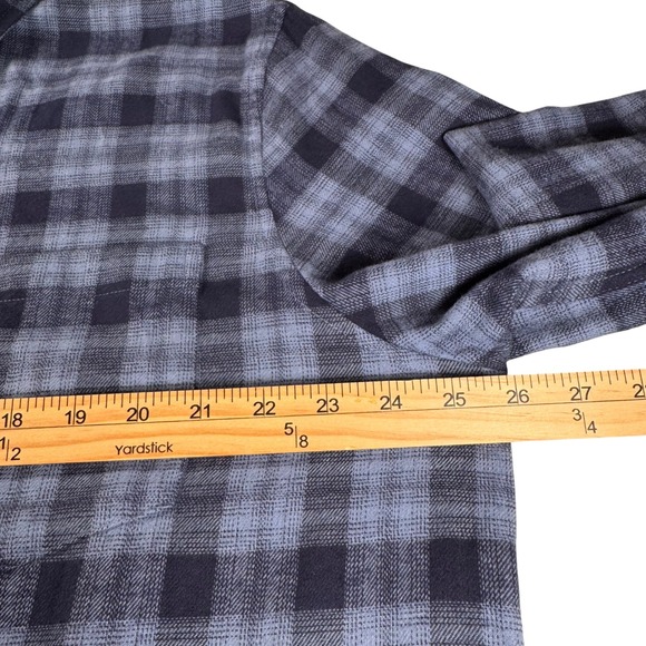 CHAPS Men Plaid Button Down Shirt Long Sleeve Cotton Performance Flannel XL - Picture 6 of 8